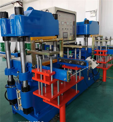 เครื่องกดอัดร้อนแบบไฮดรอลิก Vulcanizing สําหรับการผลิตแผ่นกันหนาวจากโรงงานจีน