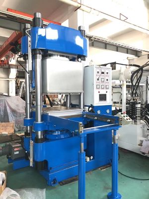 300ton Single Work Station ยาง Vulcanizing เครื่องบีบอัดสูญญากาศซิลิโคนขวดชามพับได้