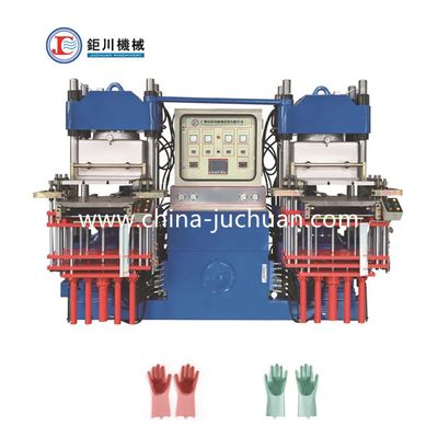จีน ราคาโรงงาน ไฮดรอลิก Vulcanizing เครื่องพิมพ์ร้อนสําหรับการทําถุงมือซิลิโคนยาง