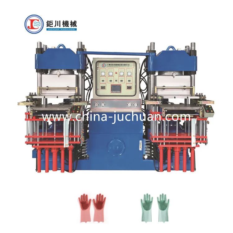 จีน ราคาโรงงาน ไฮดรอลิก Vulcanizing เครื่องพิมพ์ร้อนสําหรับการทําถุงมือซิลิโคนยาง