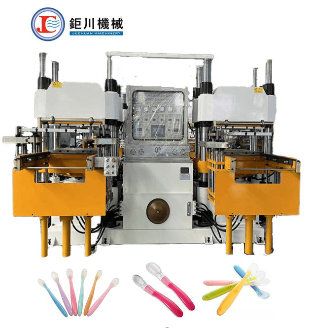 จีน ราคาโรงงานและคุณภาพสูง 200 ตัน ไฮดรอลิก พรีส แผ่น Vulkanising เครื่องสําหรับการทําซิลิโคน ส้อนเด็ก